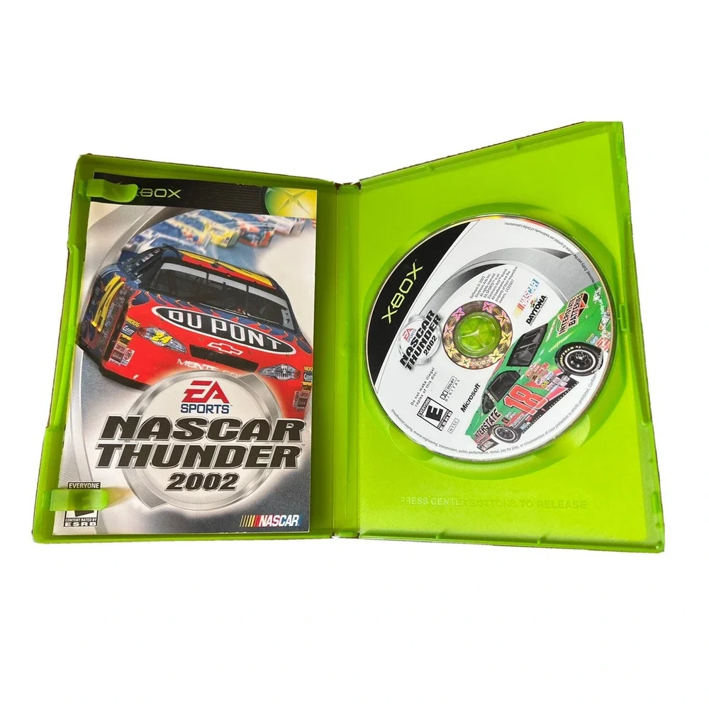 NASCAR Thunder 2002 Xbox Game Original Manual